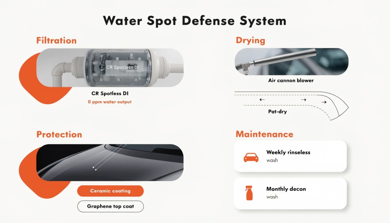 Water filtration setup
