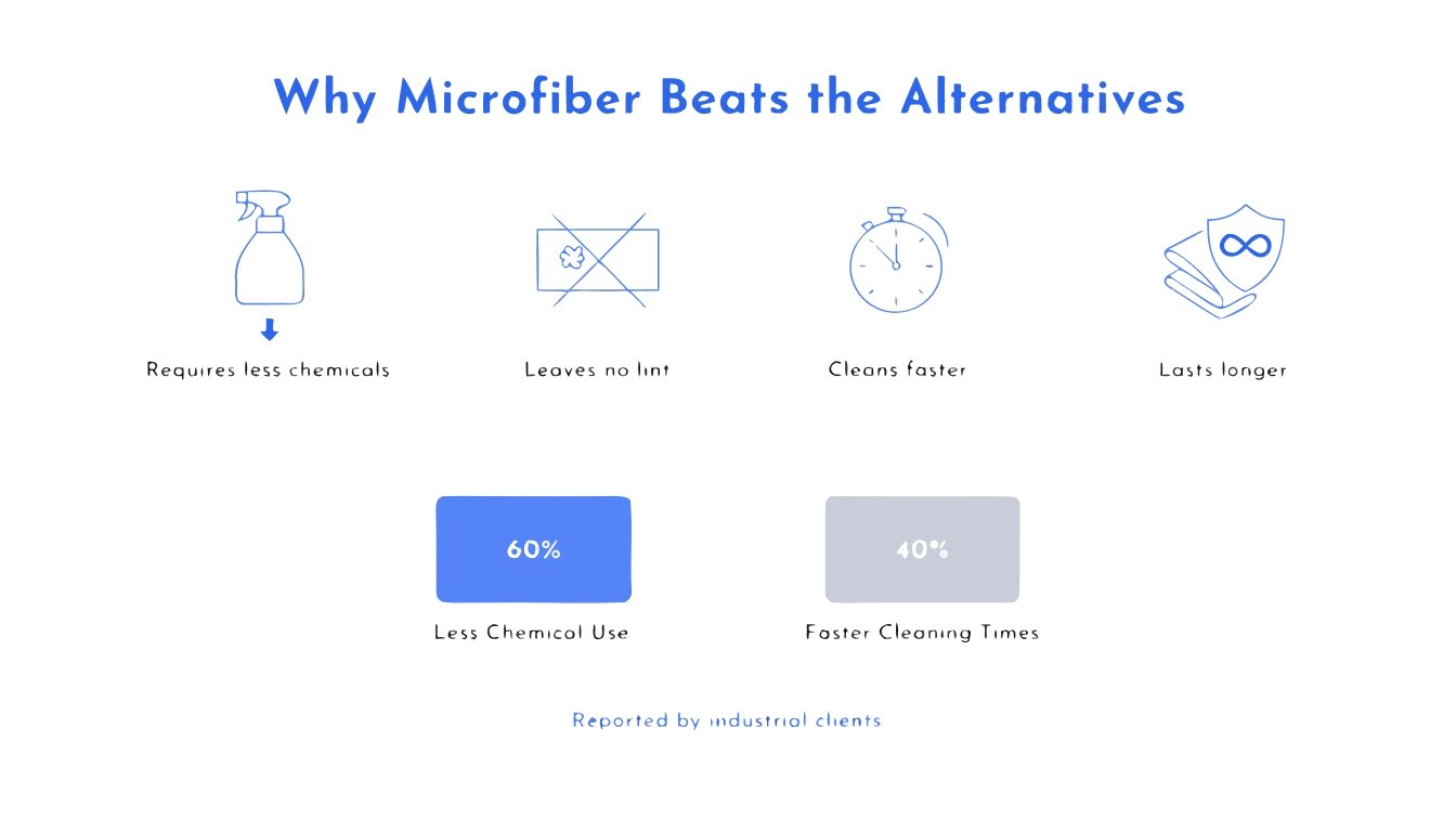 Cleaning efficiency comparison