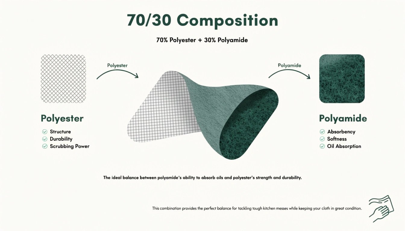 Microfiber structure diagram
