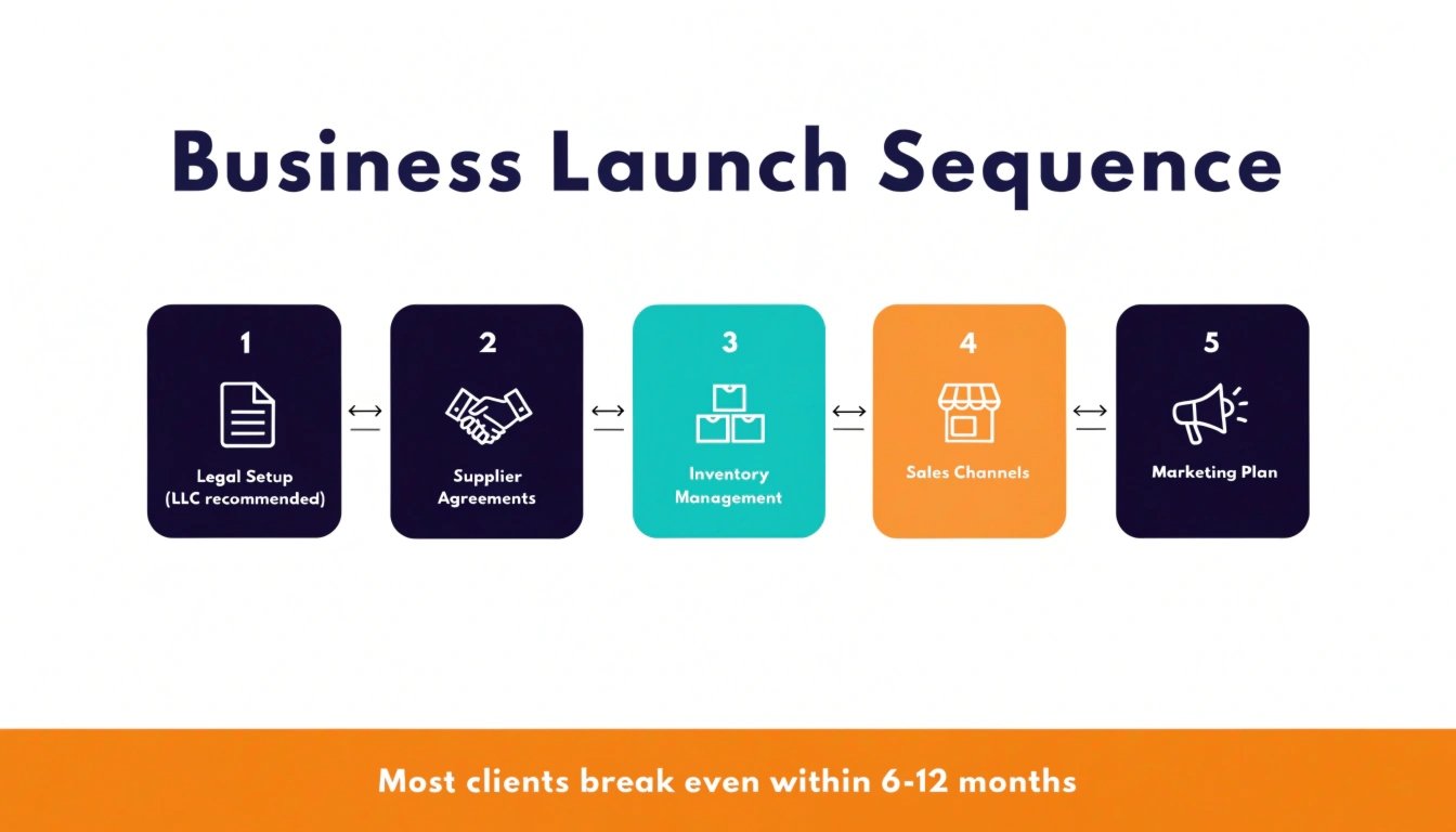 Business launch timeline