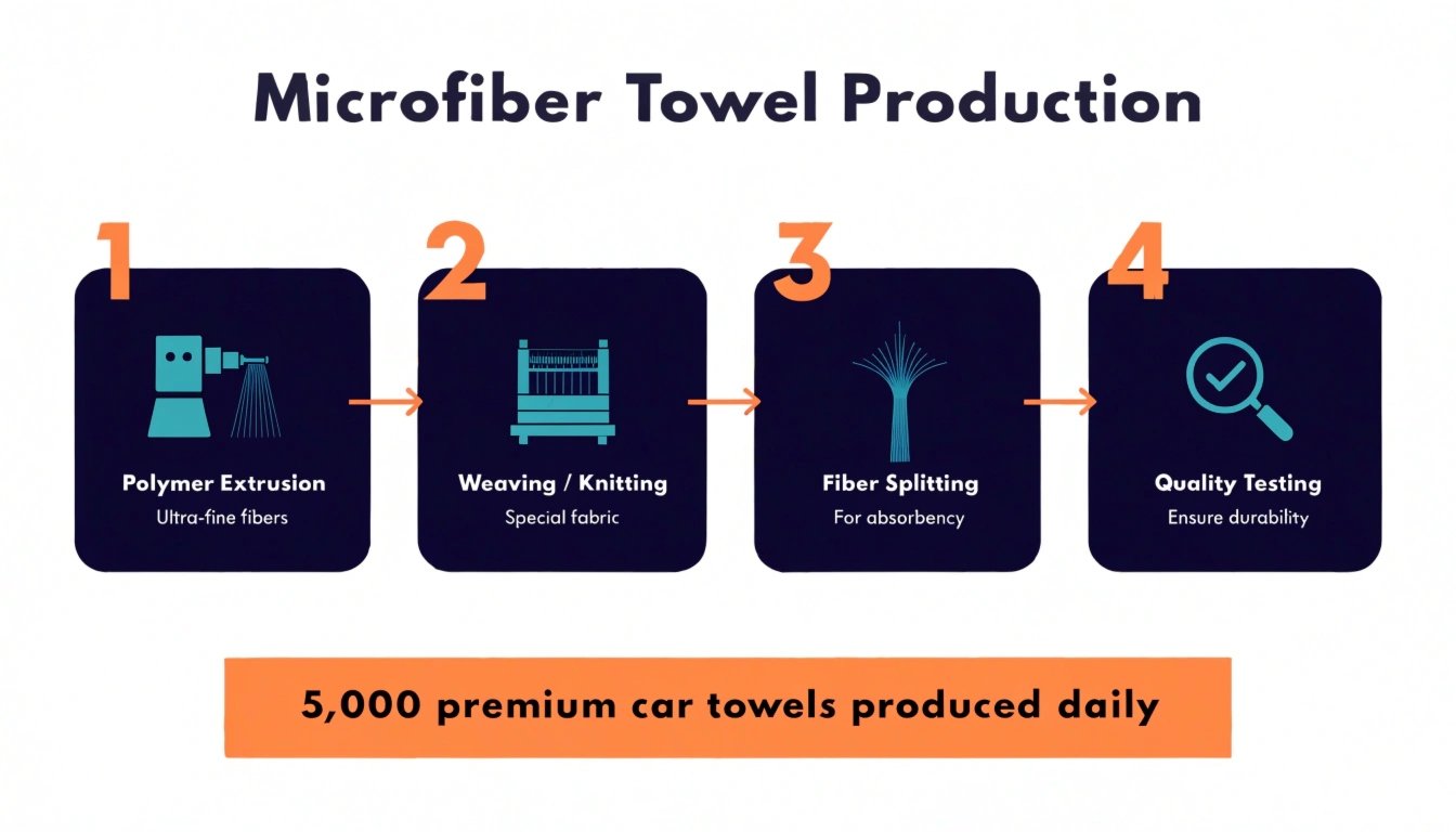 Microfiber manufacturing facility