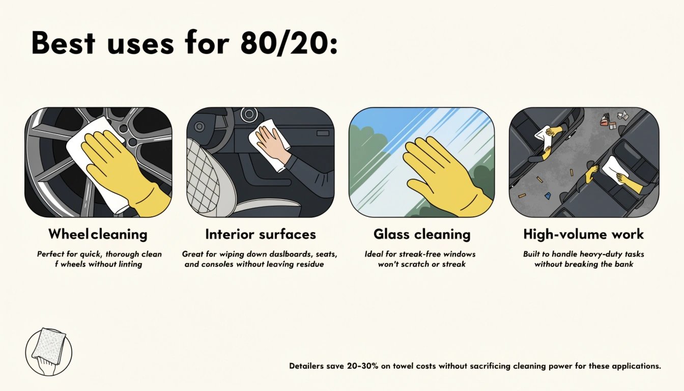 80/20 towel performance