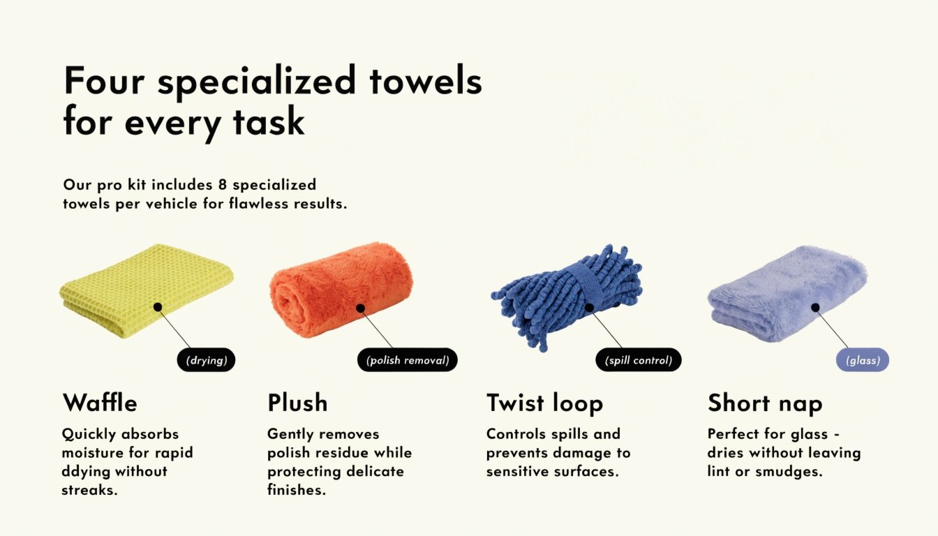 Professional towel set