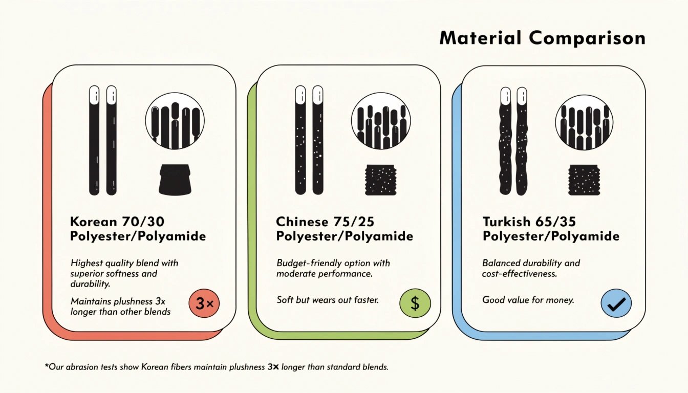 Microfiber material comparison