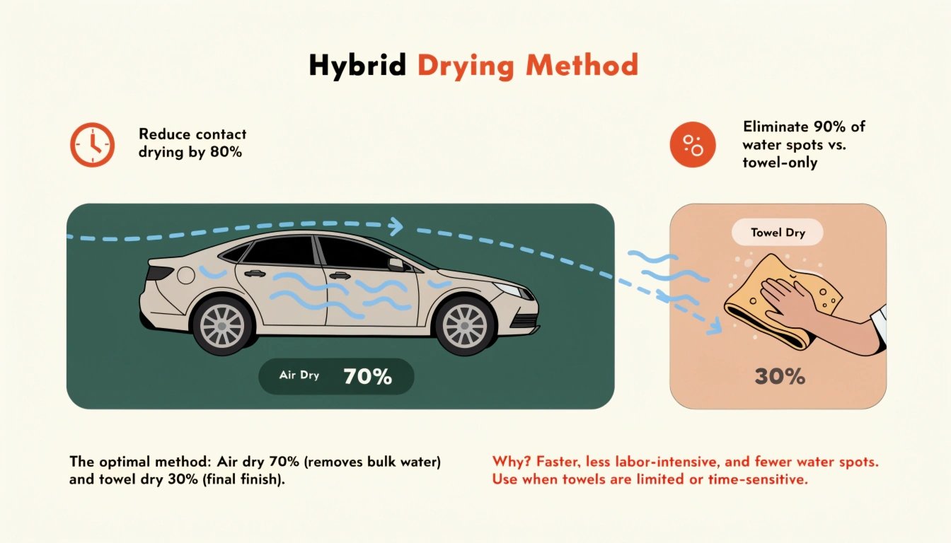 Drying method comparison
